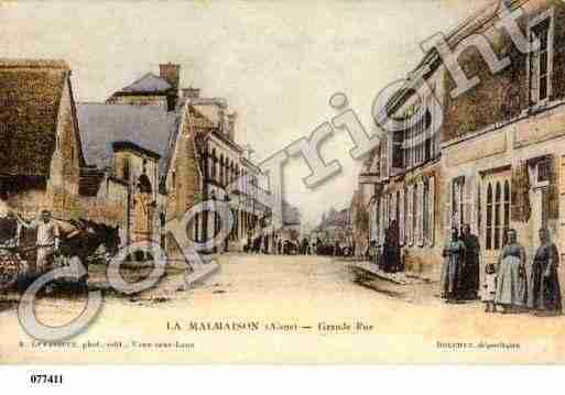 Ville de MALMAISON(LA), carte postale ancienne