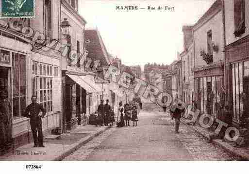 Ville de MAMERS, carte postale ancienne