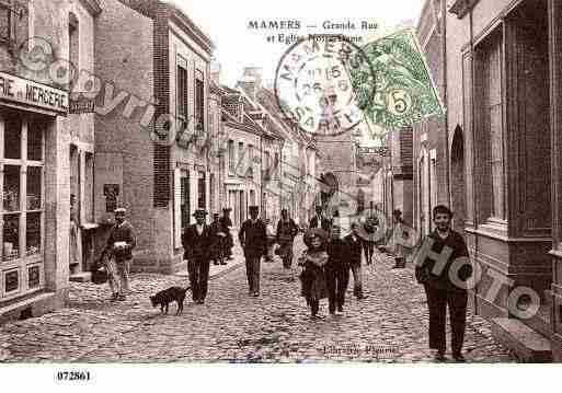 Ville de MAMERS, carte postale ancienne