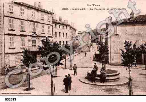 Ville de MAZAMET, carte postale ancienne