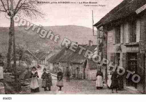 Ville de MESNAY, carte postale ancienne