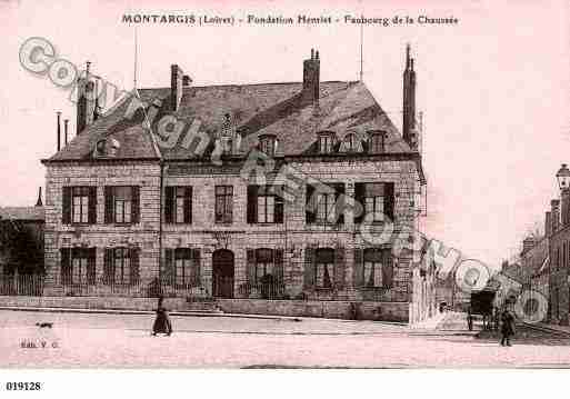 Ville de MONTARGIS, carte postale ancienne