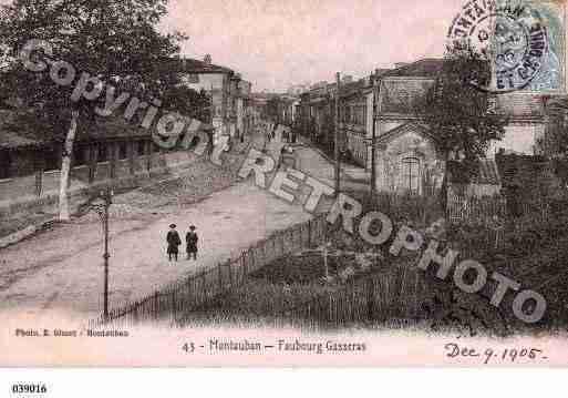 Ville de MONTAUBAN, carte postale ancienne