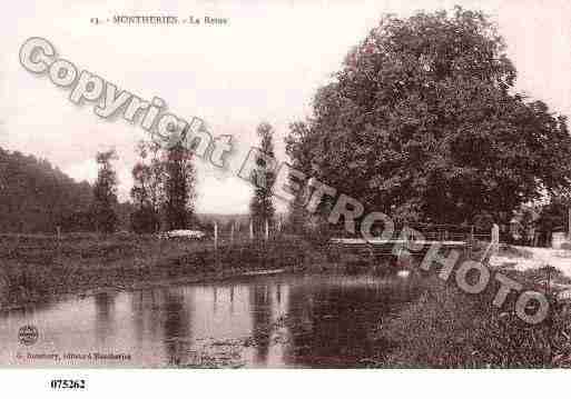 Ville de MONTHERIES, carte postale ancienne