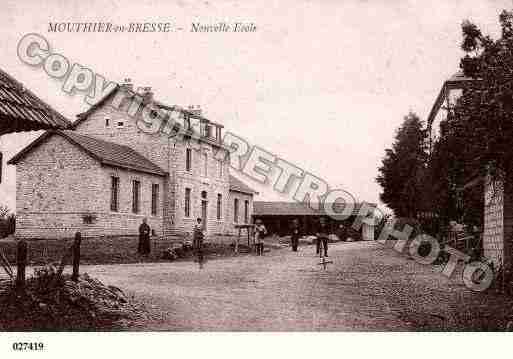 Ville de MOUTHIERENBRESSE, carte postale ancienne