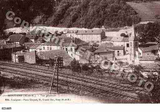 Ville de MOUTIERS, carte postale ancienne