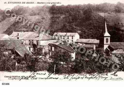 Ville de MOUTIERS, carte postale ancienne