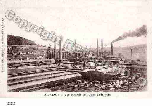 Ville de NILVANGE, carte postale ancienne