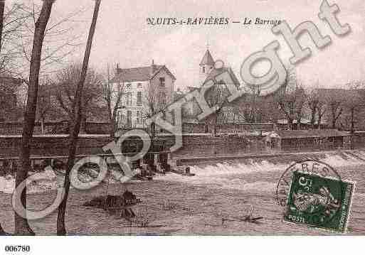 Ville de NUITSSURARMANCONETSOUSRIVIERES, carte postale ancienne