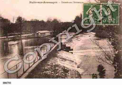 Ville de NUITSSURARMANCONETSOUSRIVIERES, carte postale ancienne