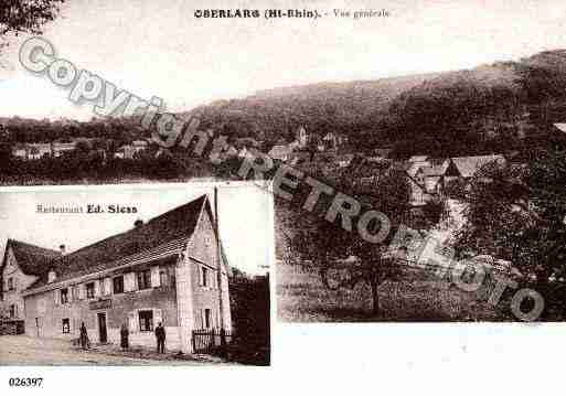 Ville de OBERLARG, carte postale ancienne