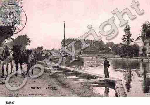 Ville de OMISSY, carte postale ancienne