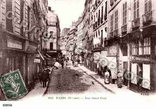 Ville de PARIS4, carte postale ancienne