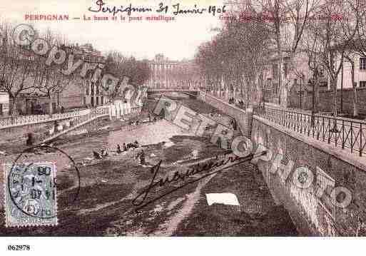Ville de PERPIGNAN, carte postale ancienne