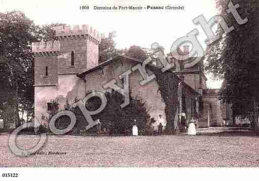 Ville de PESSAC, carte postale ancienne