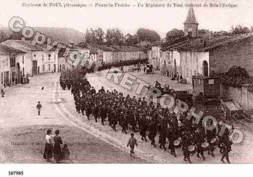 Ville de PIERRELATREICHE, carte postale ancienne