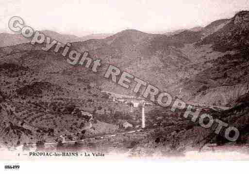 Ville de PROPIAC, carte postale ancienne