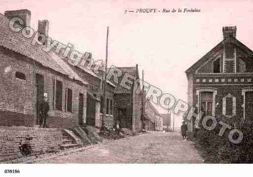 Ville de PROUVY, carte postale ancienne