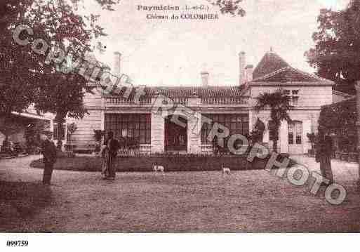 Ville de PUYMICLAN, carte postale ancienne