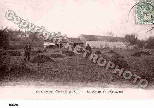 Ville de QUEUEENBRIE(LA), carte postale ancienne