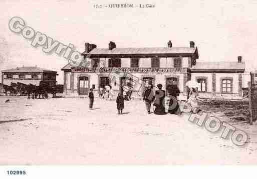 Ville de QUIBERON, carte postale ancienne