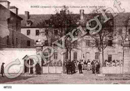 Ville de RODEZ, carte postale ancienne