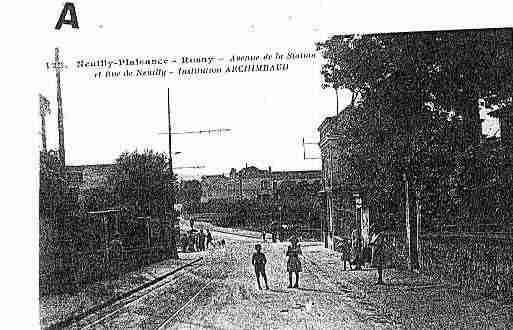 Ville de ROSNYSBOIS, carte postale ancienne