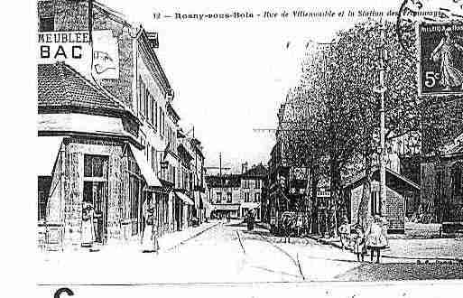 Ville de ROSNYSBOIS, carte postale ancienne