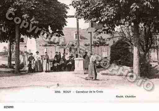 Ville de ROUY, carte postale ancienne