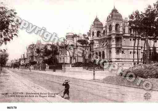 Ville de ROYAN, carte postale ancienne