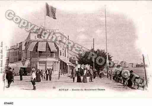 Ville de ROYAN, carte postale ancienne