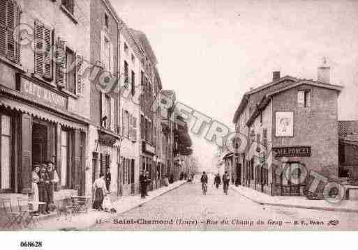 Ville de SAINTCHAMOND, carte postale ancienne