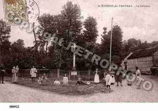 Ville de SAINTETIENNEDUVAUVRAY, carte postale ancienne