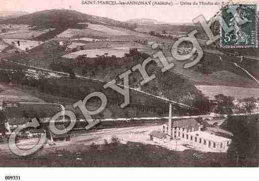 Ville de SAINTMARCELLESANNONAY, carte postale ancienne