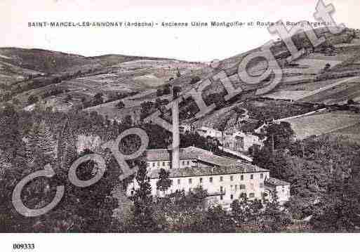 Ville de SAINTMARCELLESANNONAY, carte postale ancienne