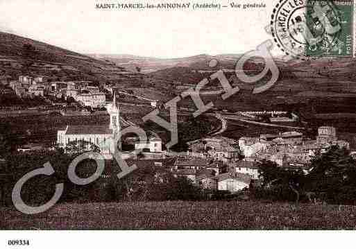 Ville de SAINTMARCELLESANNONAY, carte postale ancienne