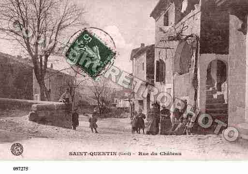 Ville de SAINTQUENTINLAPOTERIE, carte postale ancienne