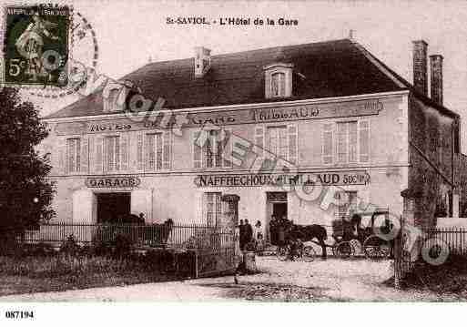 Ville de SAINTSAVIOL, carte postale ancienne