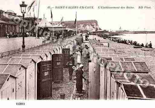 Ville de SAINTVALERYENCAUX, carte postale ancienne