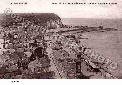 Ville de SAINTVALERYENCAUX, carte postale ancienne