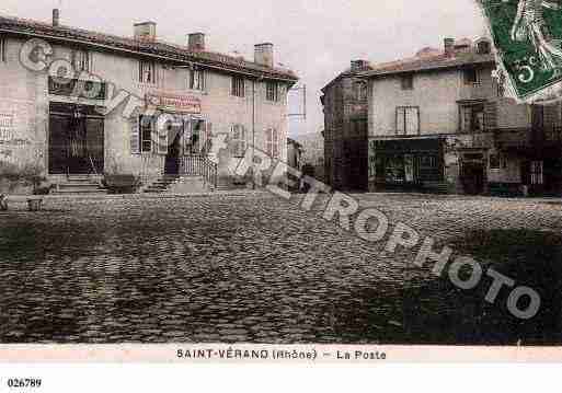 Ville de SAINTVERAND, carte postale ancienne