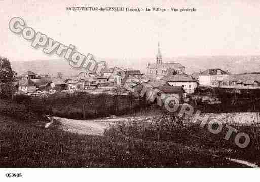 Ville de SAINTVICTORDECESSIEU, carte postale ancienne