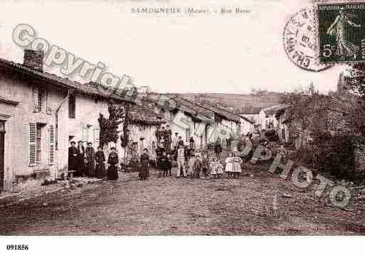 Ville de SAMOGNEUX, carte postale ancienne