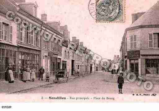 Ville de SANDILLON, carte postale ancienne