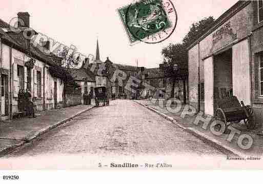 Ville de SANDILLON, carte postale ancienne