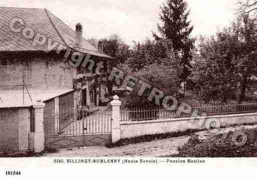 Ville de SILLINGY, carte postale ancienne