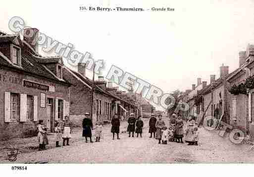 Ville de THAUMIERS, carte postale ancienne Ville de THAUMIERS, carte postale ancienne