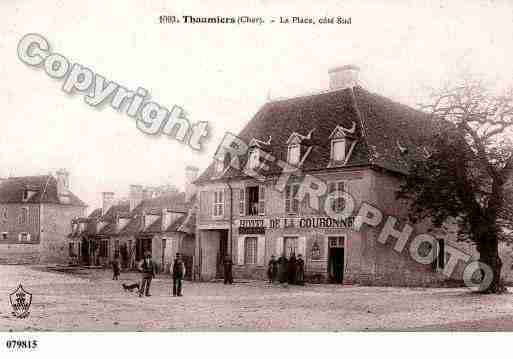 Ville de THAUMIERS, carte postale ancienne Ville de THAUMIERS, carte postale ancienne