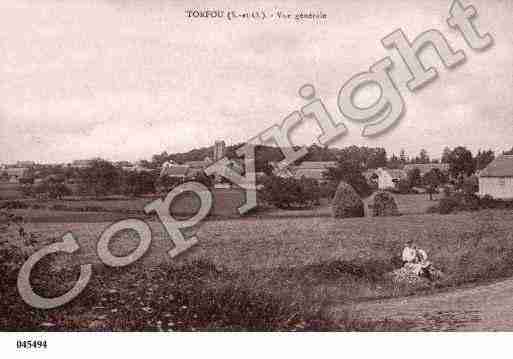 Ville de TORFOU, carte postale ancienne