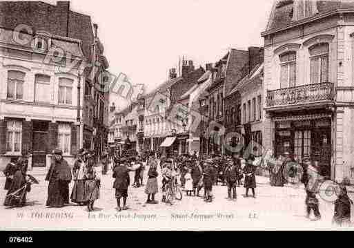 Ville de TOURCOING, carte postale ancienne